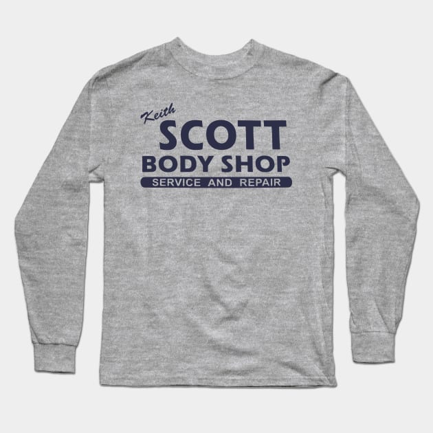 Keith Scott Body Shop (OTH) Long Sleeve T-Shirt by fandemonium